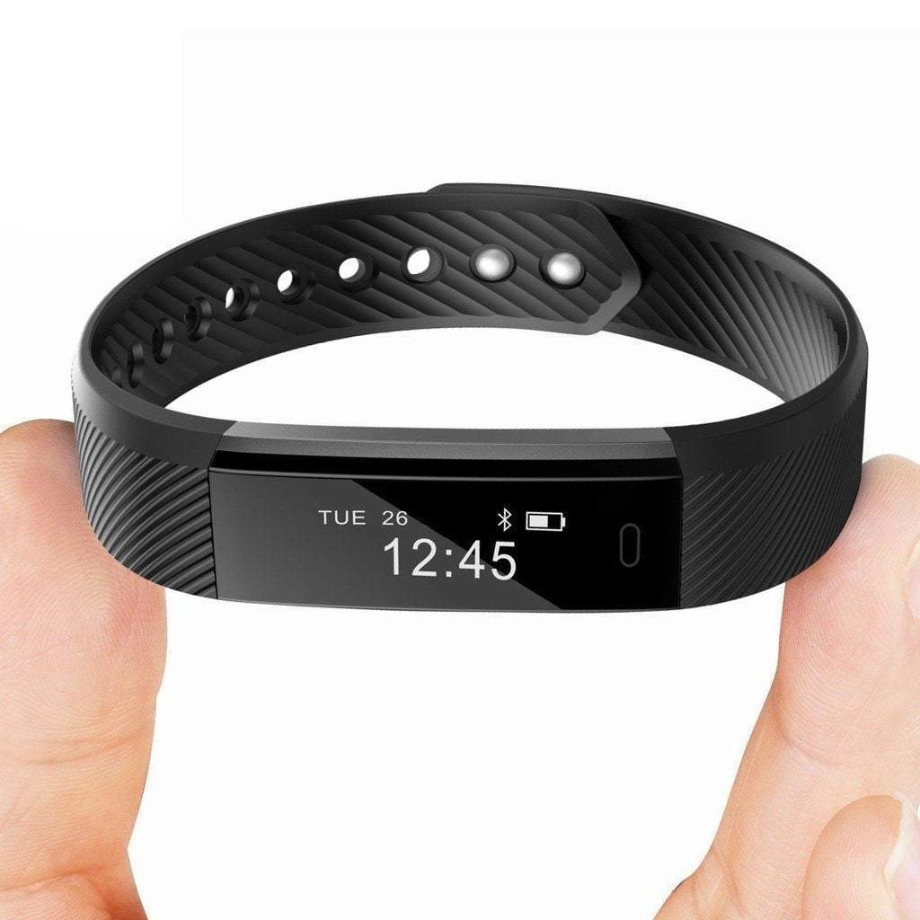 Norvo | Fitness Tracker Smart Bracelet ID115 Bluetooth Selvtimer Smartklokke Tracker