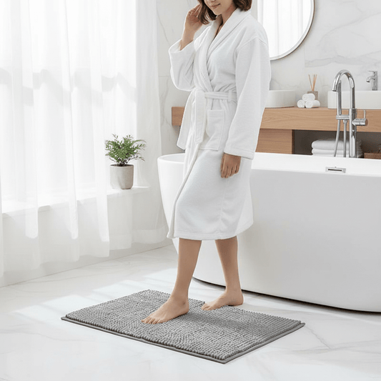 Norvo | Chenille bade matte med sklisikker bakside