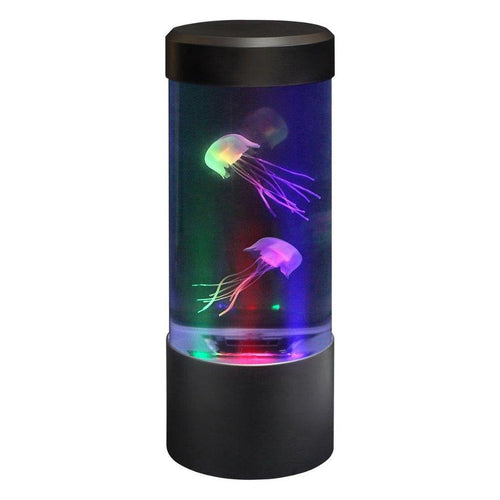 Norvo | Lightahead Led Mini Desktop Jellyfish Lampe Med Fargeforandrende Lyskilder. En Sensorisk Syntetisk Manet Tank Akvarium Stemningslampe. Utmerket Gave