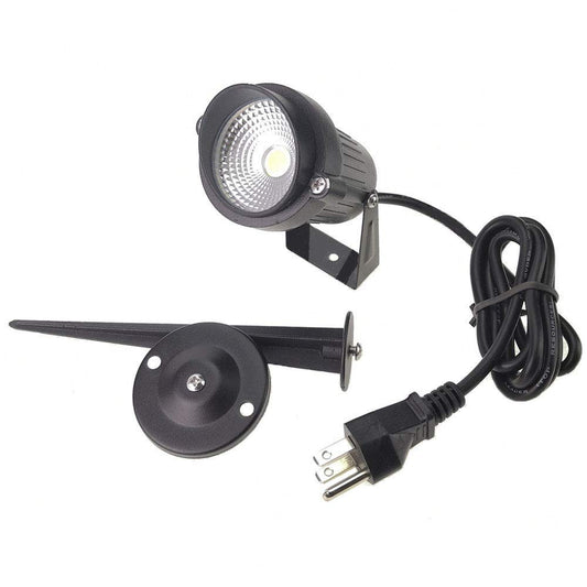 Norvo | Quans 6 Pakke Kjølig Hvit Led Landskaps Spotlights, Vanntett Veggmontering & Stakelamper, 110V Ac