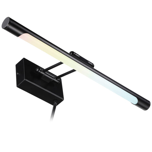 Norvo | Leonlite Dimbar Led Bilderlys, 3Cct, Cri90, Metall, Veggkunst, Svart, Et