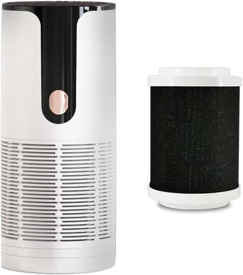 Norvo | Bærbar Renser Rensesystem – USB Oppladbar Luftfrisker med Aktivert Kull & Aromaterapi
