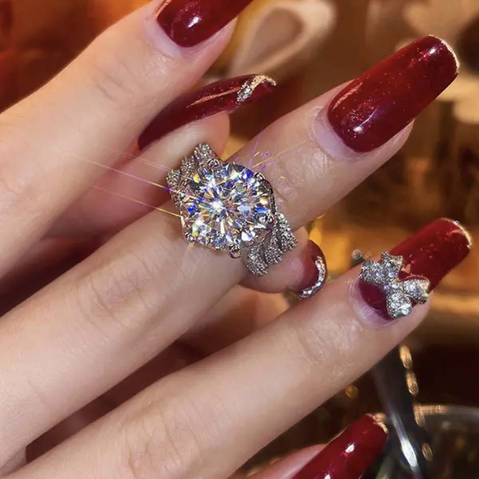 Norvo | 3-karats Super Flash Moissanite Ring