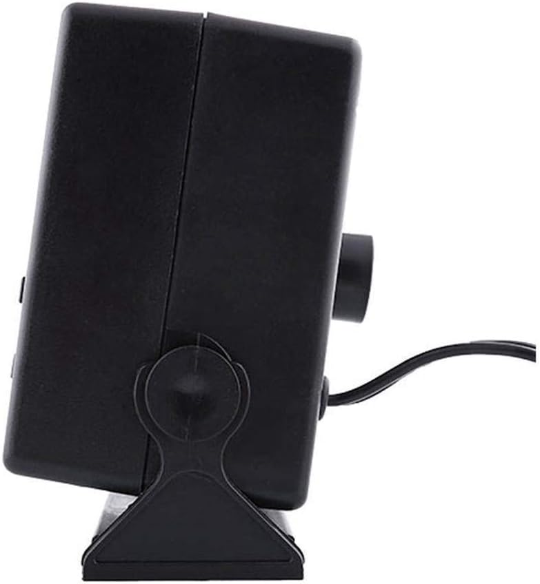 Norvo | 12V Keramisk Bilvarmer | 150W-300W Bærbar Vifte med Automatisk Termostat for Vinterbruk i Kjøretøy