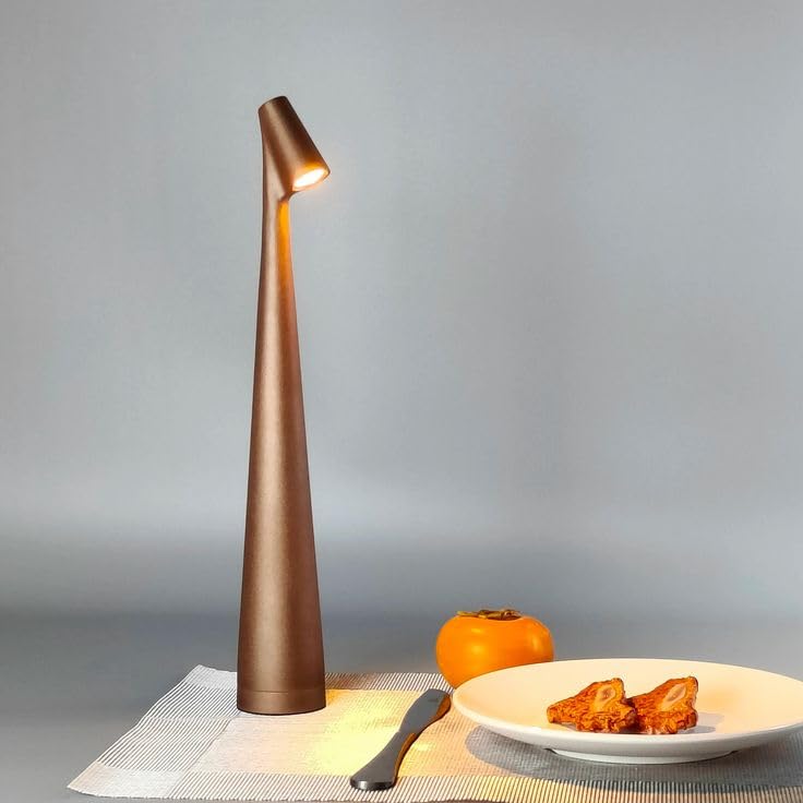 Norvo | Bordlampe Moderne Rød Metall LED Lys