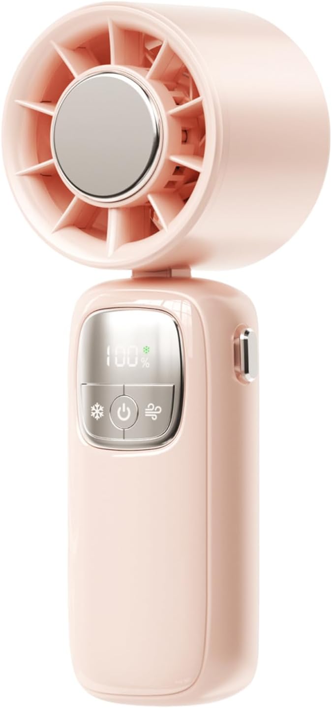 Frendorf | Bærbar sammenleggbar håndholdt vifte med LED-display 100 hastigheter