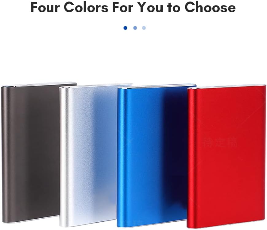 Norvo | Bærbar 1TB USB 3.0 Harddisk med metallhus og høyhastighetsoverføring – Dravero