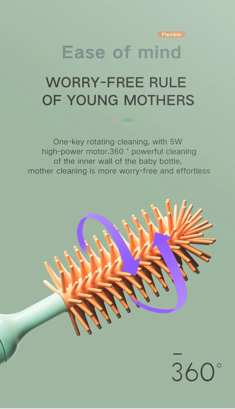 Norvo | Elektrisk Baby Flaske Børste