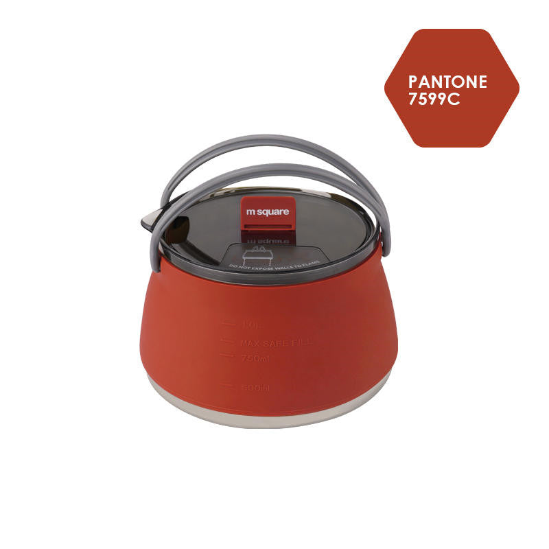 Norvo | Camping Utendørs Silikon Sammenleggbar Kjele