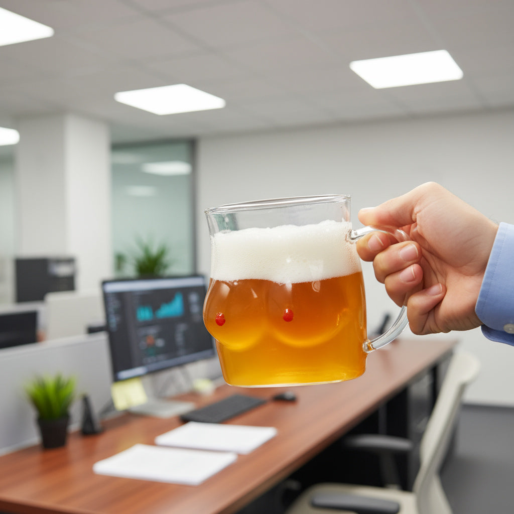 Norvo | Dobbelveggs Chesty Form Glass Morsom Kopp