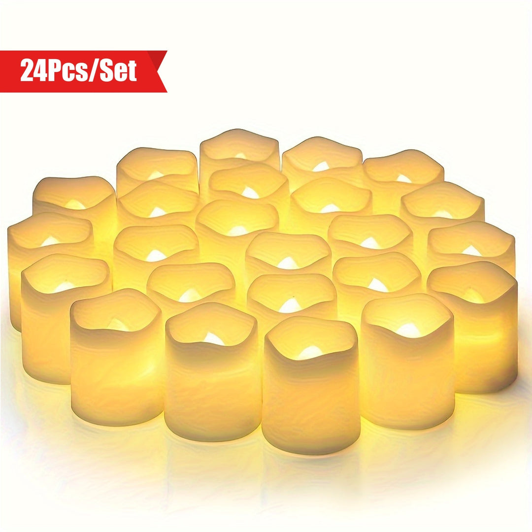 MagicGlow - Trygge LED Tealights Sett med 24 Norvo