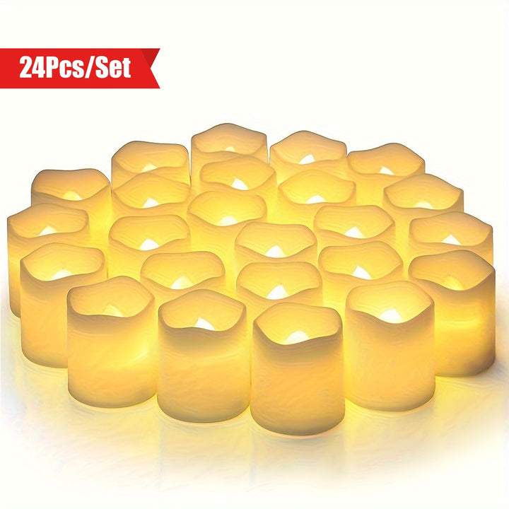 MagicGlow - Trygge LED Tealights Sett med 24 Norvo