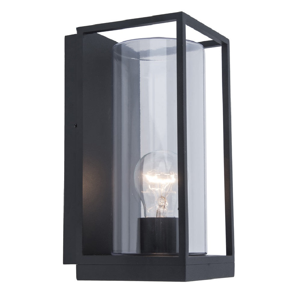 Norvo | Lutec 5288803012 Flair Matt Black Utendørs Vintage Flush Lantern Vegglys