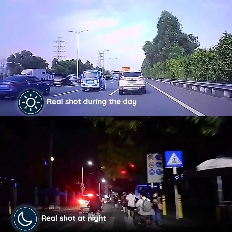 Norvo | Bredvinkel 1920x1080P FHD Dual Dash Cam