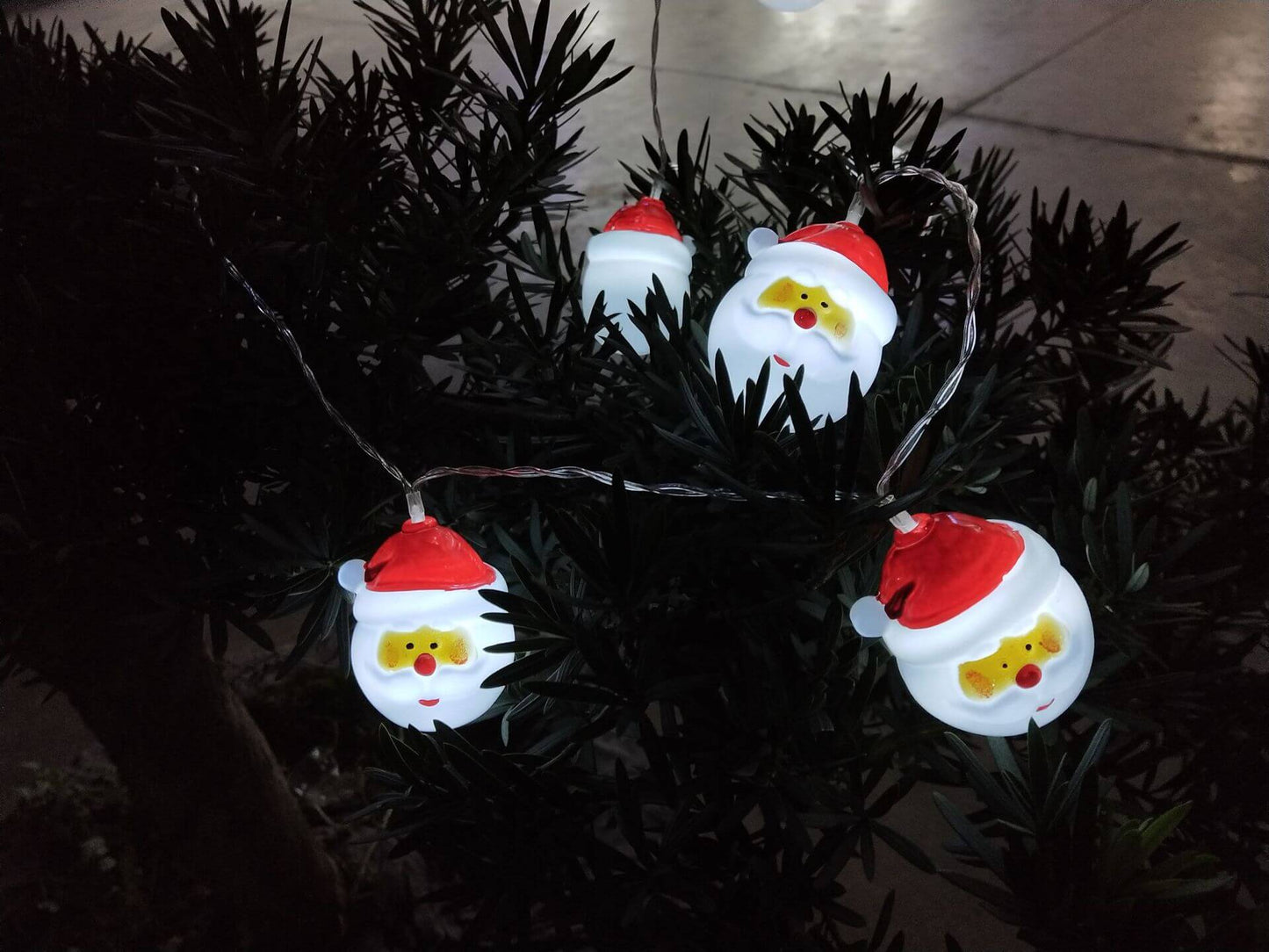 Norvo | Jule nisse lyslenker utepartys dekorasjon 10/20 batteri lyslenker