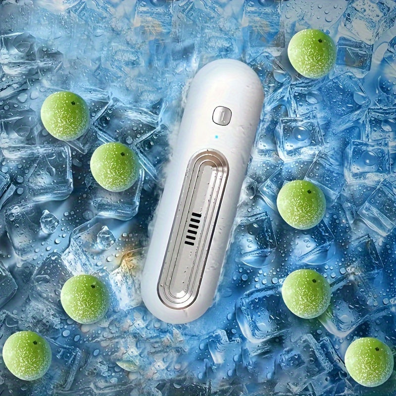 Norvo | Kraftig kjøleskapsdeodorant – Fjerner lukter, desinfiserer og renser luften – USB-lading – Bærbar, kompakt, brukervennlig luktfjerner for fryseren og fryseboksen