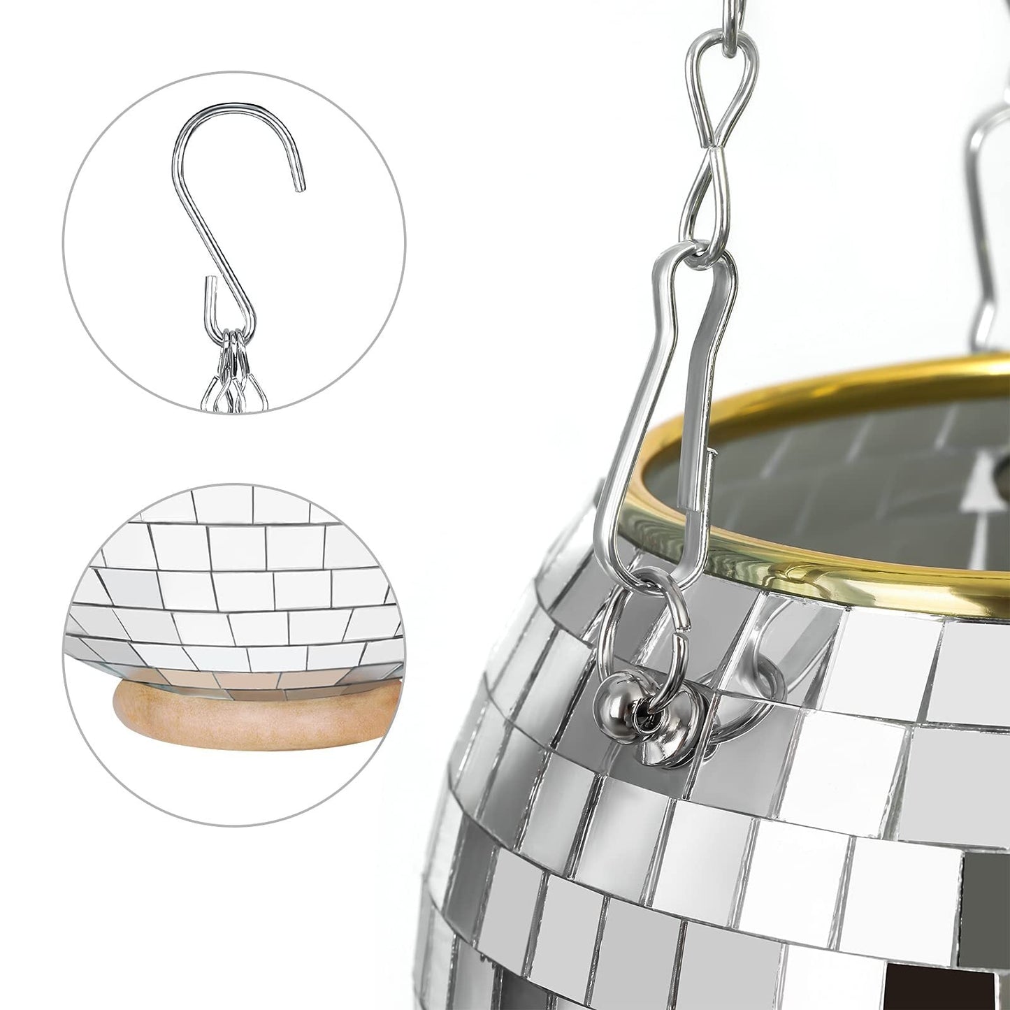 Norvo | Disco Ball Hengende Planteholder