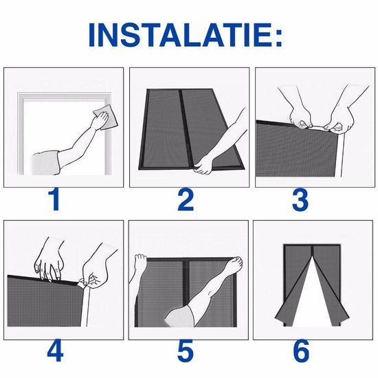 Norvo | BugGuard | Magnetisk Insekt Skjerm Dør