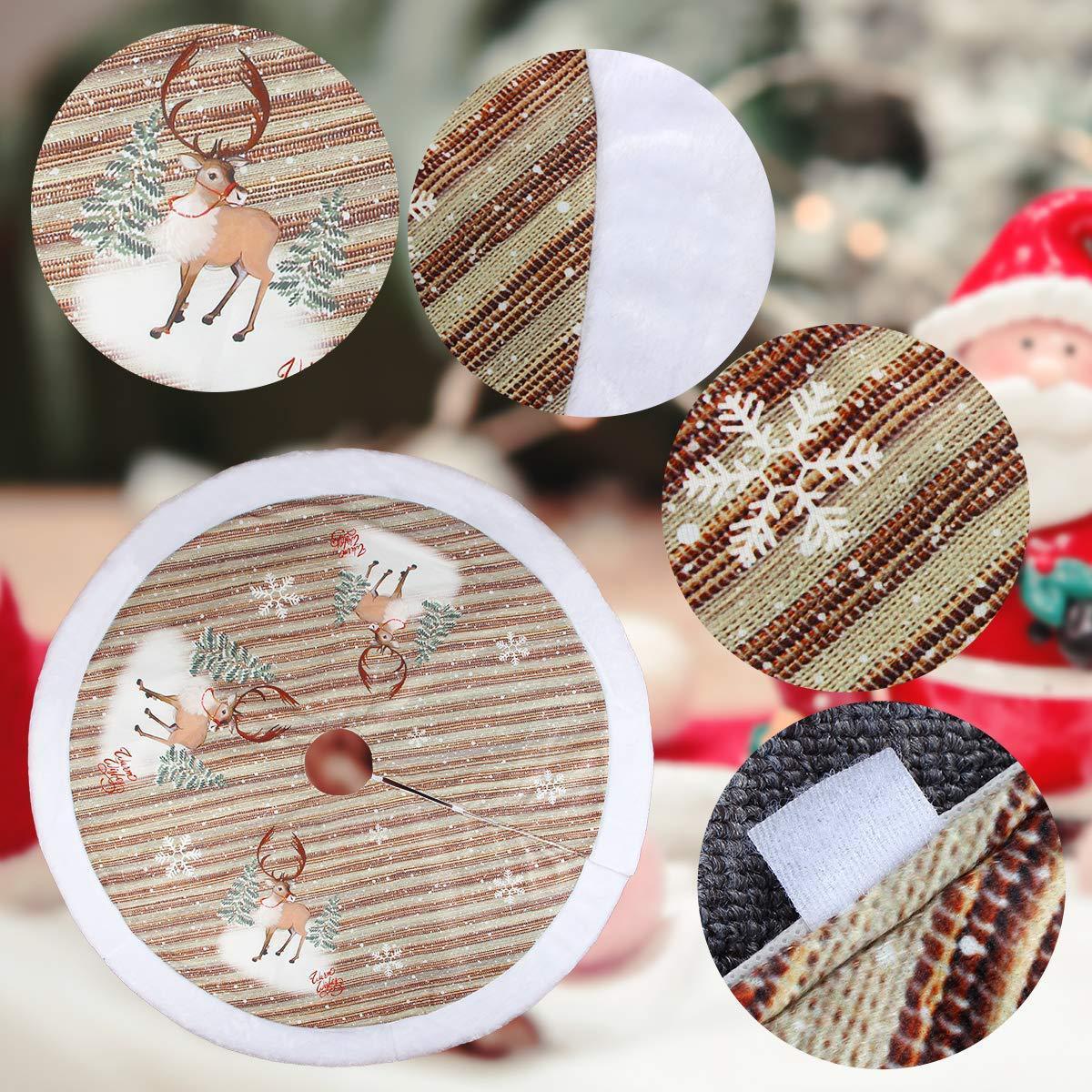 Norvo | Juletrær Bunn Dekselskjørt 98cm Fleece Gamle Mann Tre