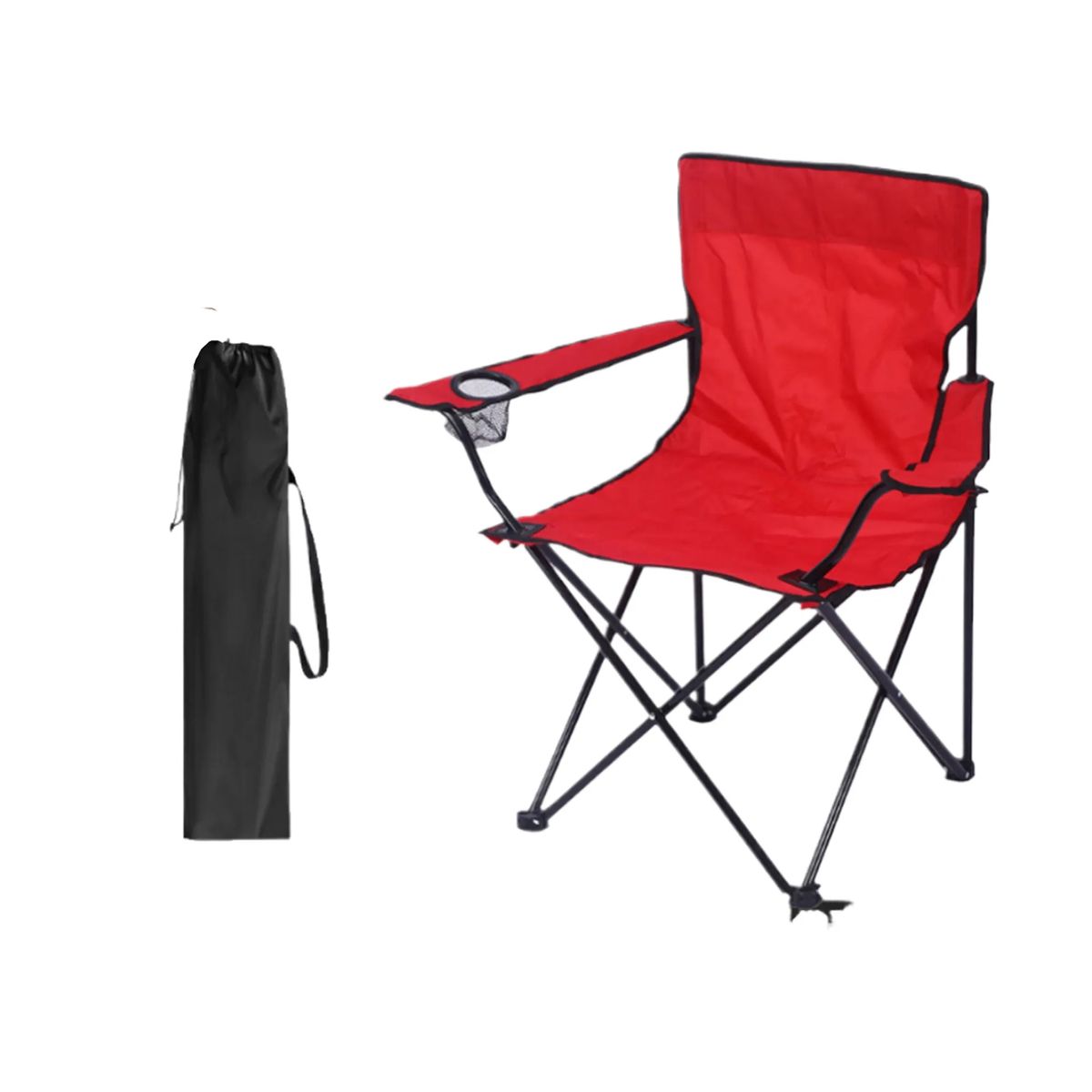 Norvo | Bærbar Kanopy Lounge Stol med Justerbar Solskjerm og Koppholder