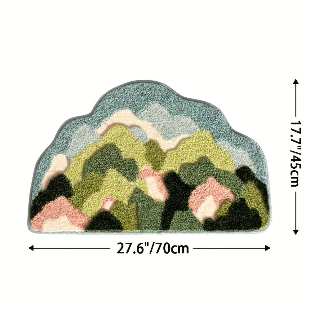 Norvo | FlorSoft - Ekstra absorberende bade matte med blomster mønster