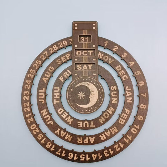 Norvo | Tre Rotasjons Sirkulær Perpetuell Kalender