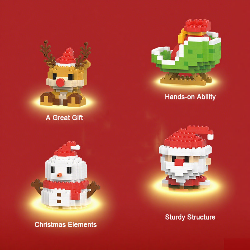 Norvo | Jule stil barnas pedagogiske byggeklosser