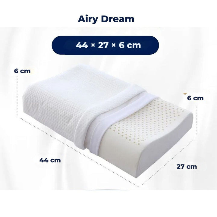 EcoNeck Comfort | 100% Naturlatex Ortopediskpute - for Nakke Smerte - Komfortabel og Støttende Pute - Bedre Søvn - Velvære Norvo