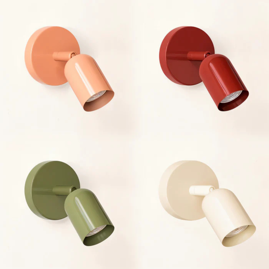 Norvo | Minimalistisk Macaron LED Vegglampe