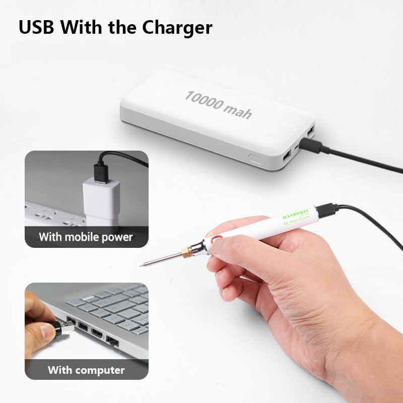 Norvo | USB Bærbar Elektrisk Loddebolt Sett