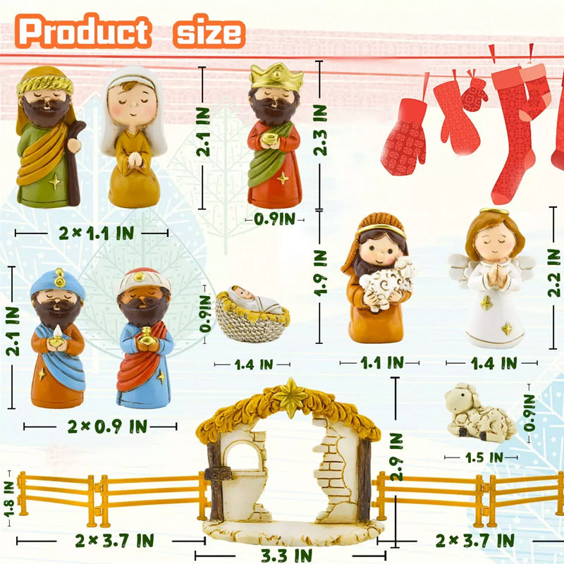Norvo | 24 Dager med Jul Nativity Set