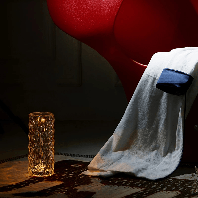 Norvo | Rose Rays Krystall Diamant Bordlampe