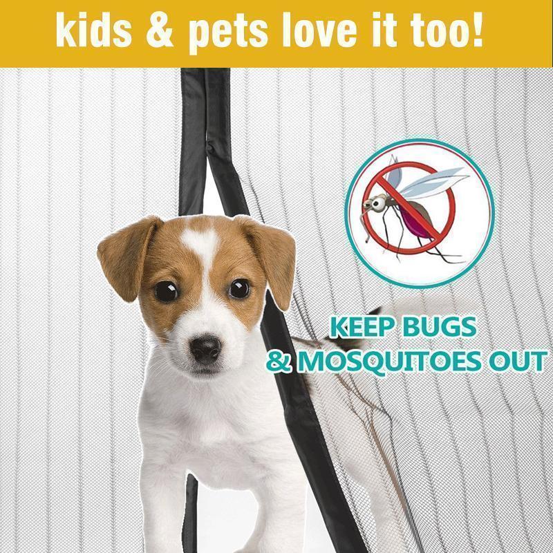 Norvo | Magnetisk Fluenett Dør med Kontinuerlig Borrelås