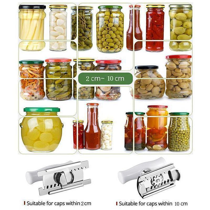 Norvo | Justerbar Rustfritt Stål Flaskeåpner Bokseforsegling