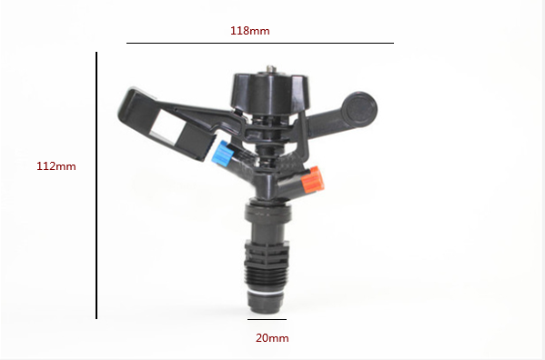 Norvo | Justerbar hage sprinkler med sprayvinkeljustering – Ideell for irrigasjonssystemer