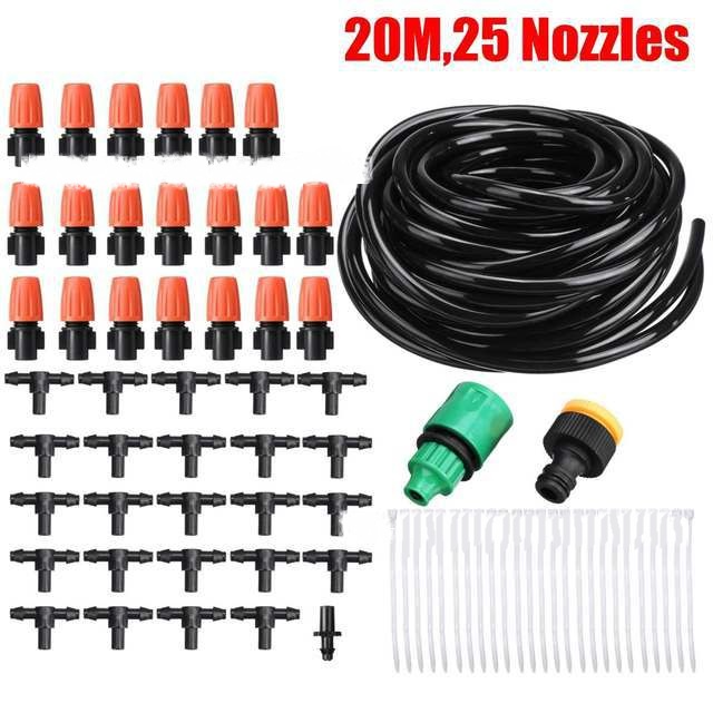 Norvo | Automatisk Vanningssystem Sett – Dryppvanning for Hageplanter