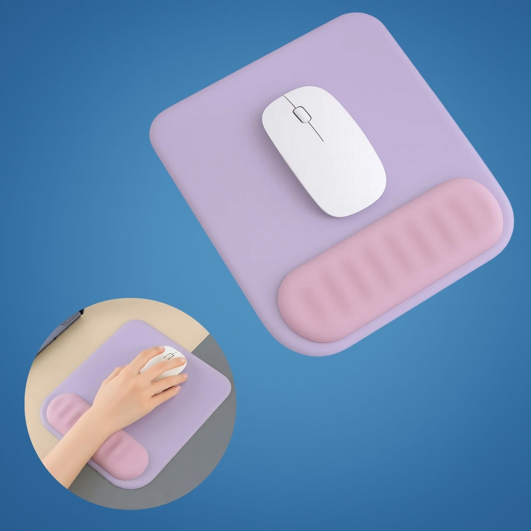 Håndleddstøtte – Silikonpolstret Antiskli – Lindrer Belastning – For Lange Timer på Kontor eller Spill Norvo