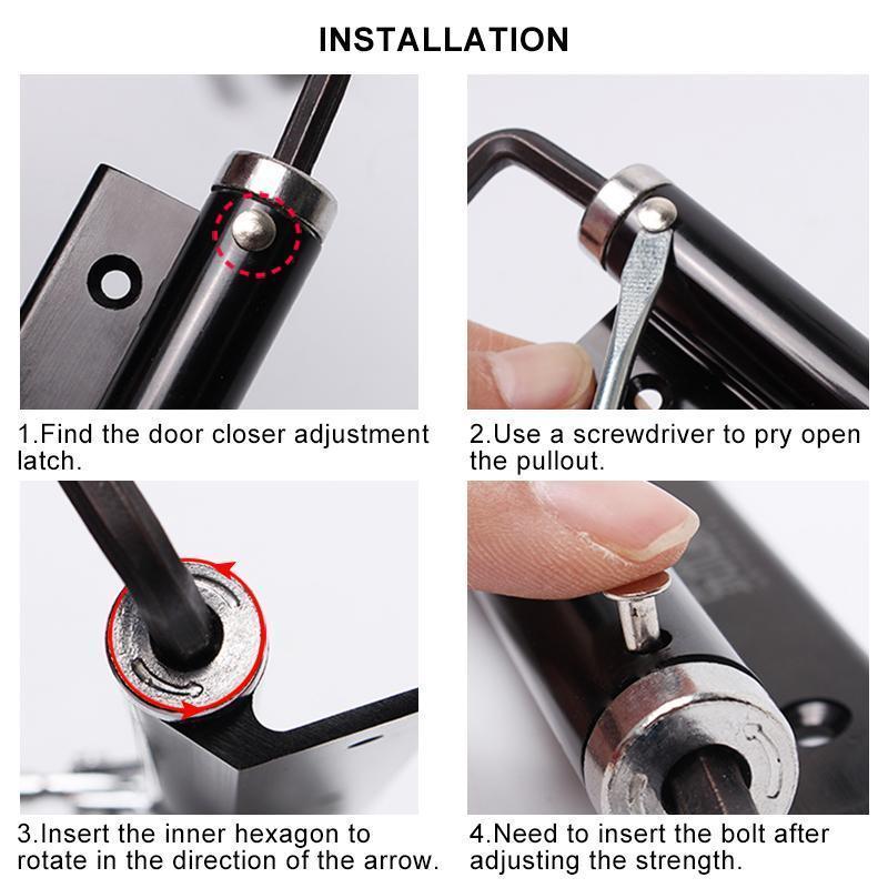 Norvo | Automatisk Dør Selvlukkende Hengsel