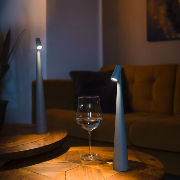 Norvo | Bordlampe Moderne Rød Metall LED Lys