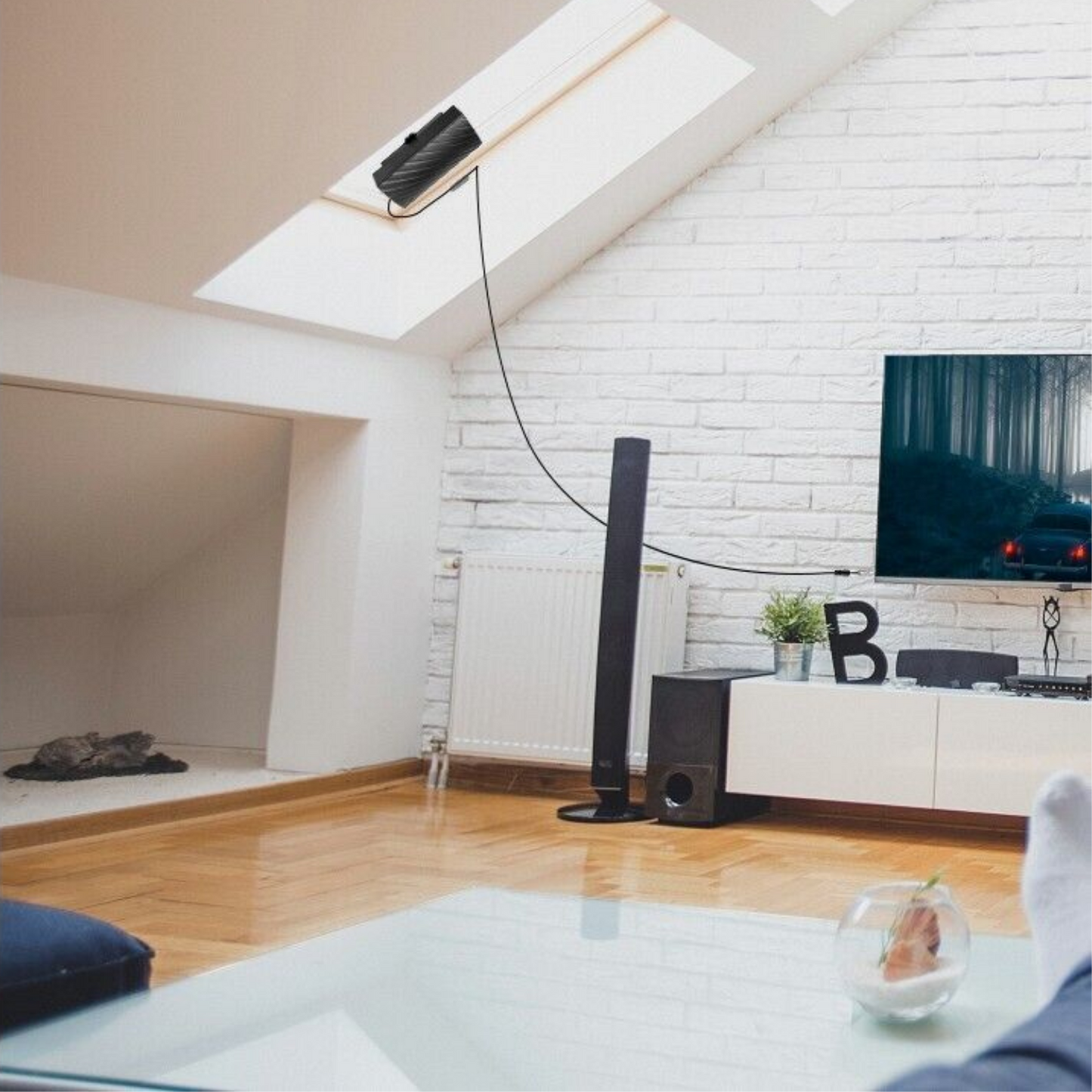 Norvo | Lang rekkevidde innendørs HDTV 4K digital antenna 600 miles