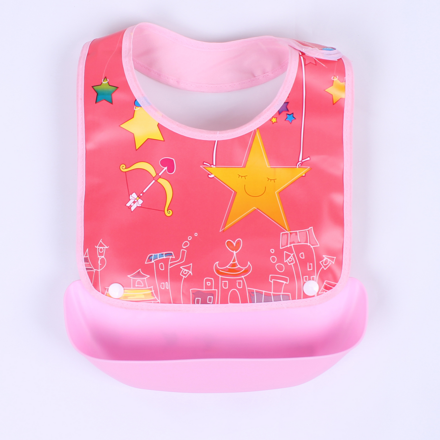 Norvo | Baby Smekke med Fangbrett – Vanntett, Fargerikt Design for Måltider