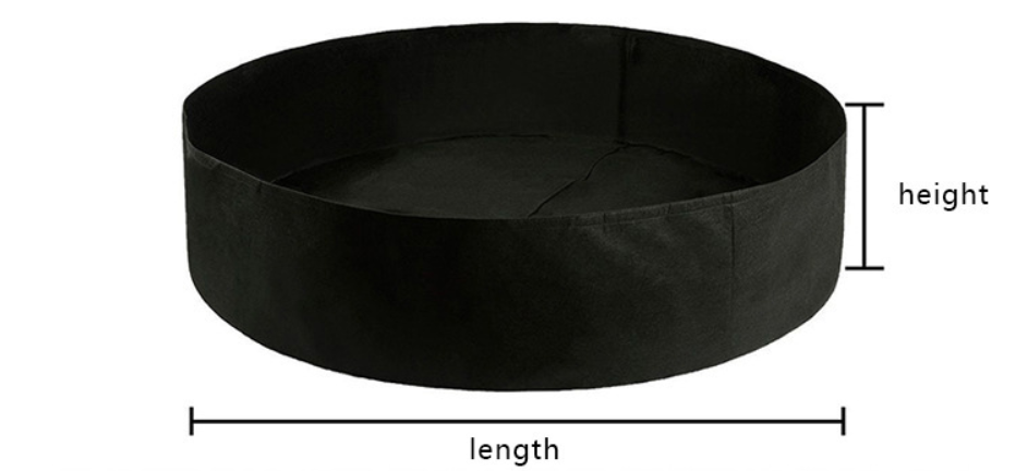 Norvo | Rund plantevekstpose – Hagebeholder for enkel plantevekst