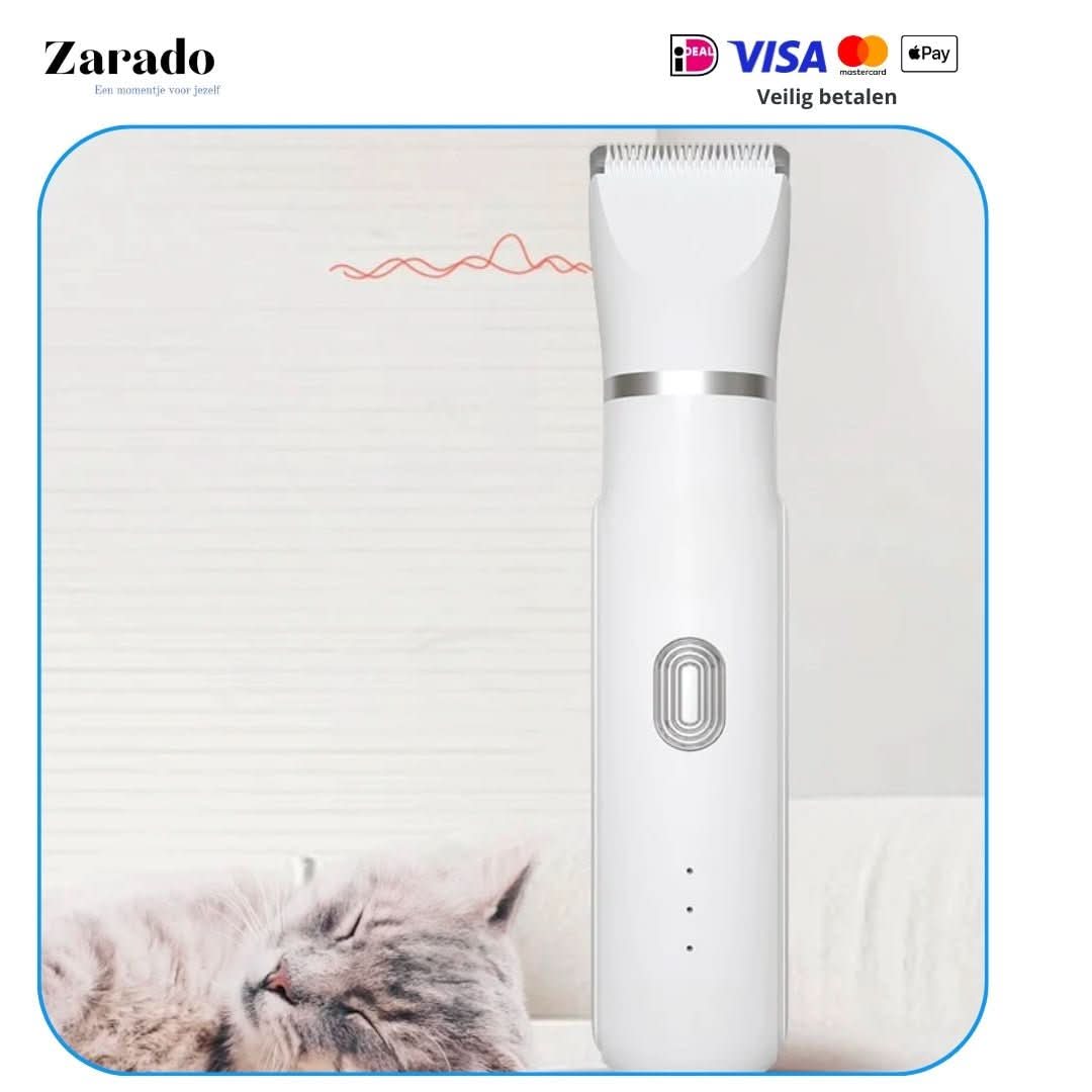 Norvo | PETGROOM PRO – 4-i-1 Kjæledyrtrimmer for Pels & Neglepleie