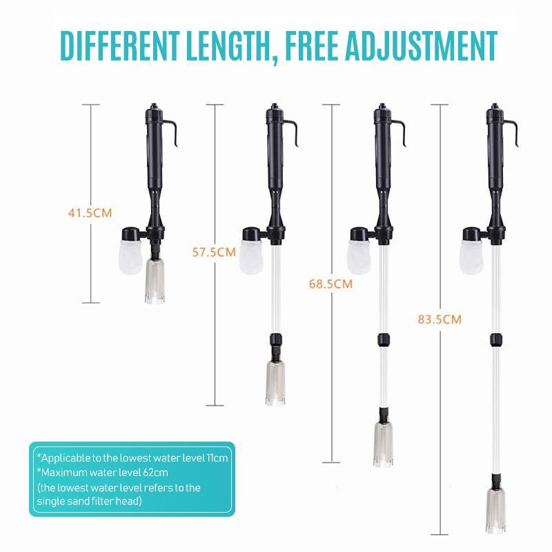 Norvo | Automatisk vannskifter for akvarium elektrisk sandvasker