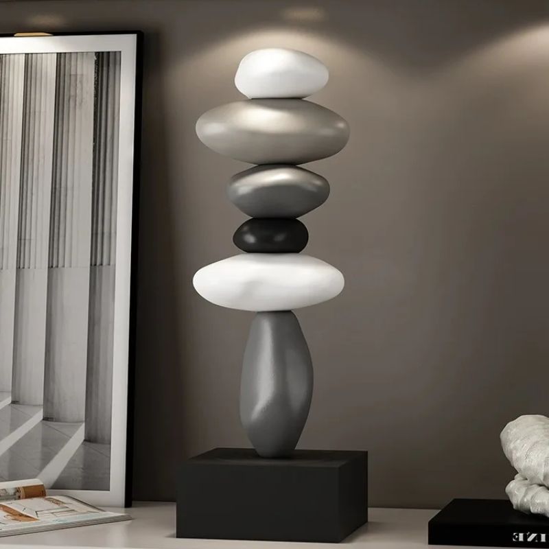 Norvo | Balanture Skulptur – Moderne Zen Dekor for en Fredelig og Avslappende Atmosfære