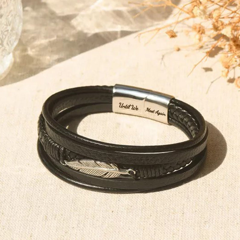 Norvo | Memorial Feather Herrearmbånd