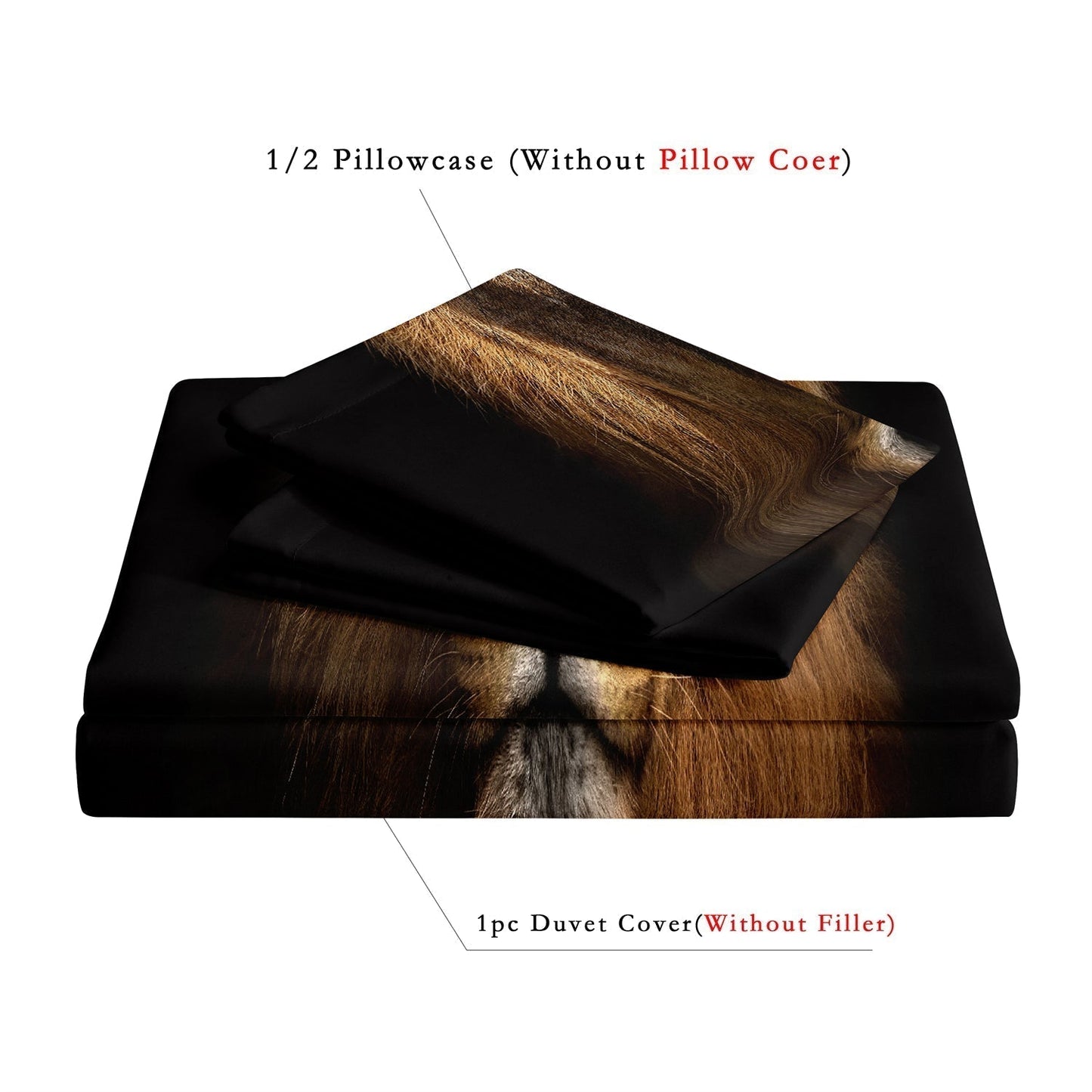 Norvo | Safari Løveprint Sengetøy – Afrikansk Villmark for Soverommet