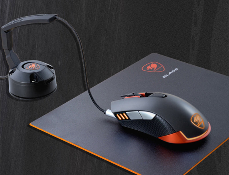 Norvo | Mus Bungee med vakuum sugepute, fleksibel montering og kabelrille, for jevnere musebevegelser