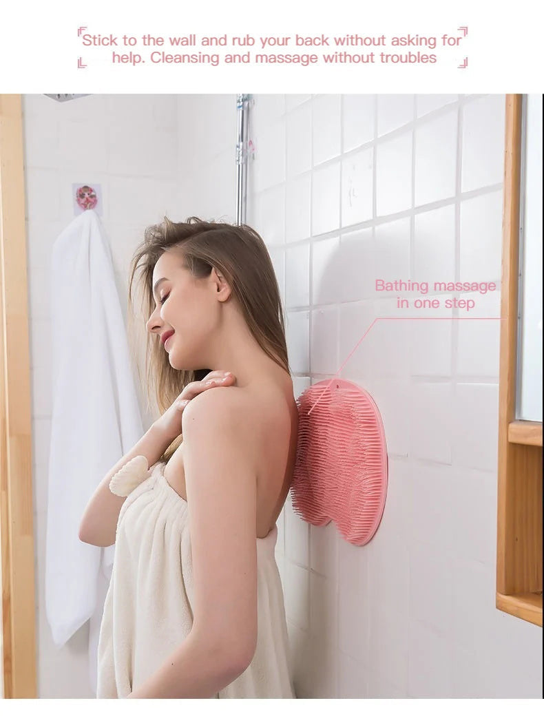 Norvo | Dusjfot- og ryggskrubber, massasjematte