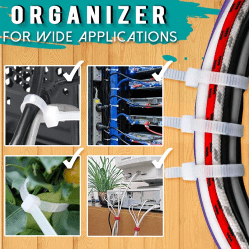 Norvo | Gjenbrukbare Kabelbånd (100PCS)